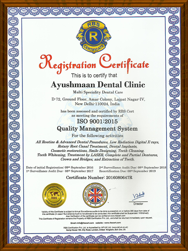 What certificates are required when opening a dental practice?
